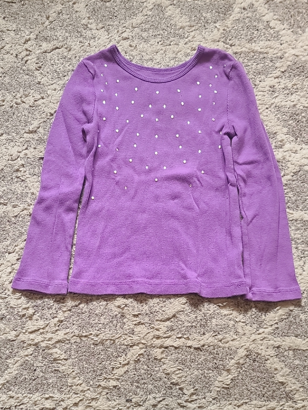 10 for $25 - The Children's Place Girls XS size 4 Purple Long Sleeve Shirt